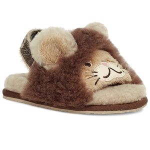 UGG Unisex-Child Toddler Fluff Yeah Slide Lion Stuffie Slipper brand new